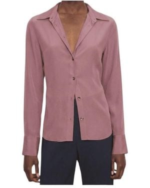 Vince Long-Sleeved Shirt - Purple