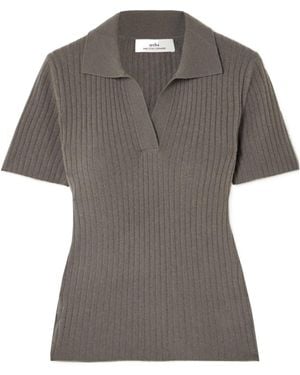 arch4 Ribbed Sweater - Gray