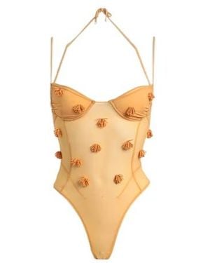 Jacquemus Sleeveless One-Piece Dress With A Thin Shoulder Strap - White