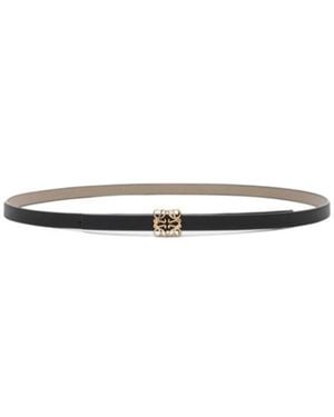 Loewe Logo Belt - White