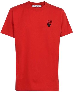 Red Off-White c/o Virgil Abloh T-shirts for Men | Lyst