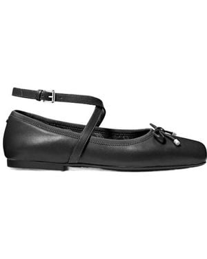 MICHAEL Michael Kors Michael Kors Collette Ballet Flat Shoes - Black