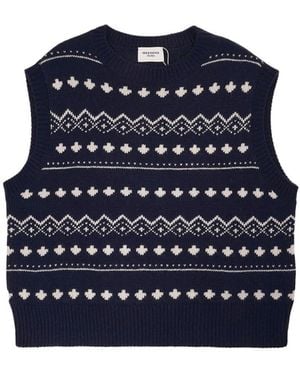Weekend by Maxmara Savana Knitted Waistcoat - Blue