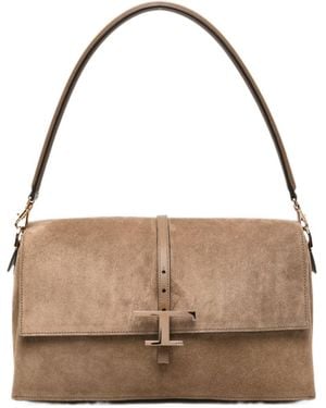 Tod's Flap Shoulder Bag - Brown