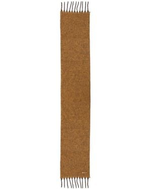 Bally Fringed Hem Scarf - White