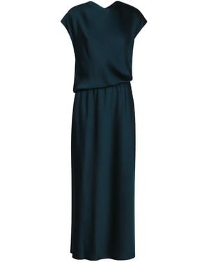 Vince Long Satin Dress - Blue
