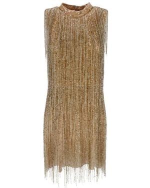 Dior Tassel Mini Dress - Natural
