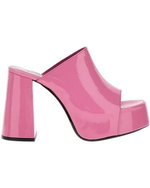 BY FAR Brad Slip-On Sandals - Pink