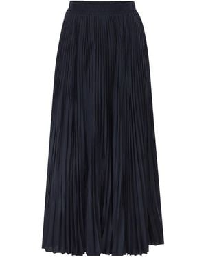 Weekend by Maxmara Pleated Skirt - Blue