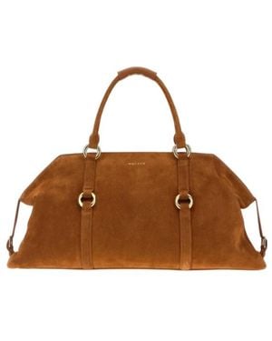 McQueen Farringdon Maxi Tote Bag - Brown