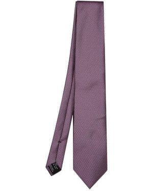Tom Ford Jacquard Tie - Purple