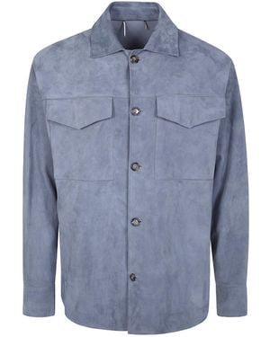 Lardini Buttoned Pocket Shirt - Blue
