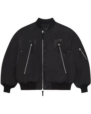 Comme des Garçons Padded Boxy-Cut Bomber Jacket - Blue