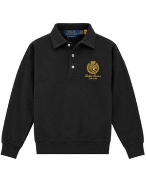 Polo Ralph Lauren Long-Sleeve Polo Shirt - Black