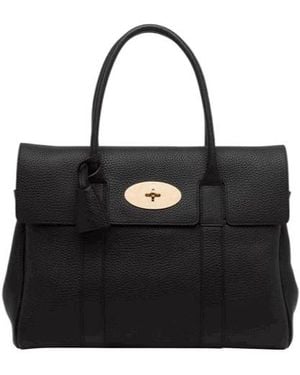 Mulberry Bayswater Twist-Lock Tote Bag - Black