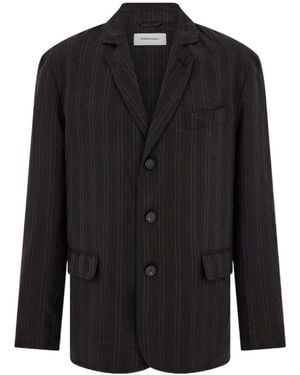 Ferragamo Single Breasted Blazer - Black