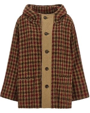 R13 Casual Hooded Jacket - Brown