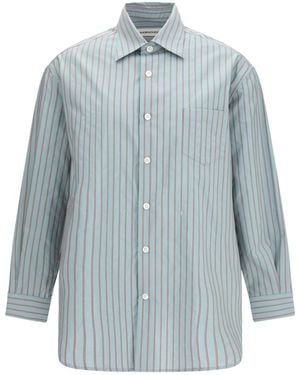NAMACHEKO Colt Oversized Striped Shirt - Blue