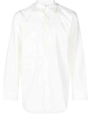 Post Archive Faction PAF Button-Down Long-Sleeved Shirt - White