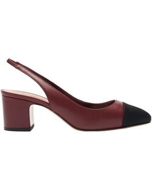 SCAROSSO Miranda Slingback Court Shoes - Brown