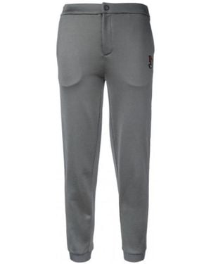 Jo No Fui Logo Casual Pants - Gray