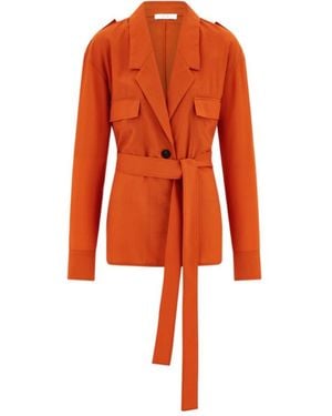Ferragamo Long Sleeve Shirt - Orange