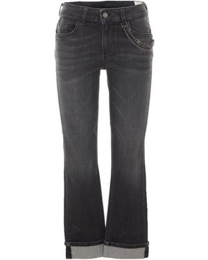 Liu Jo Casual Pants With Belt Loops - Gray