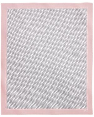 Dior Oblique Maxi Stole - White