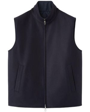 Loro Piana Zipper Vest - Blue