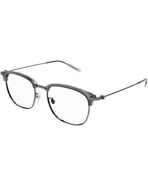Montblanc Eyewear Square Frame Glasses - White