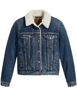 Levi's Sherpa-Lined Denim Jacket - Blue