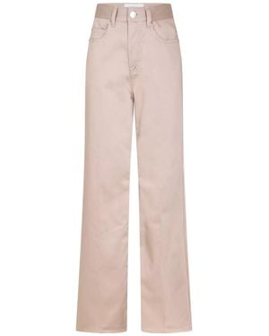 Ami Paris Straight Leg Pants - Pink