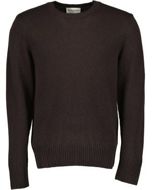 Officine Generale Riley Crew-Neck Wool Jumper - Black