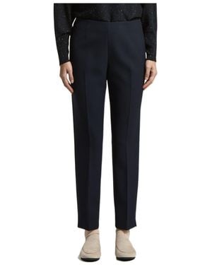 Peserico Pressed-Crease Pants - Black