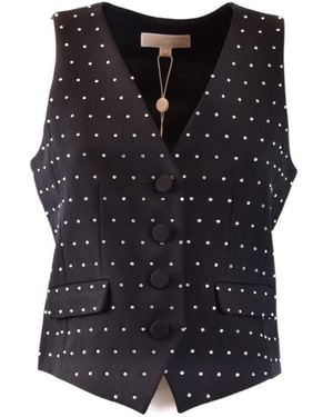 MICHAEL Michael Kors Sleeveless Vest - Black