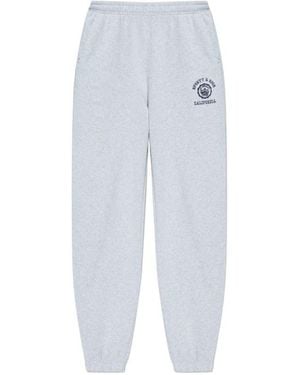 Sporty & Rich Trousers Pa050625300Gy03 0-Heather - Blue