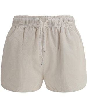 Autry Corduroy Heritage Runner Shorts - Grey