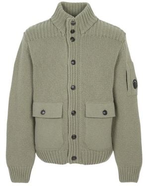 C.P. Company Long-Sleeve Cardigan - Green