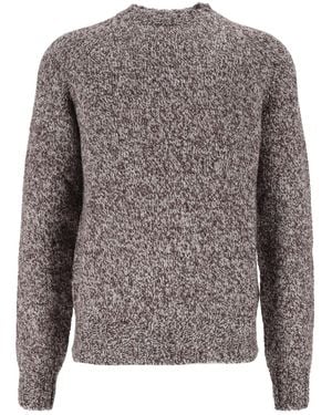 Ballantyne Crew-Neck Knit Top - Gray