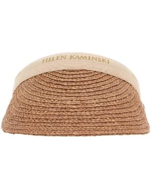Helen Kaminski Bianca Raffia Visor - Brown