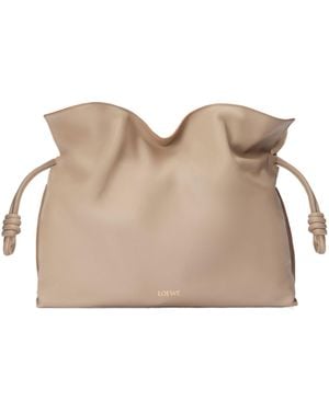 Loewe Large Flamenco Clutch - Natural