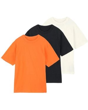 Heron Preston 3-Pack T-Shirts - Orange