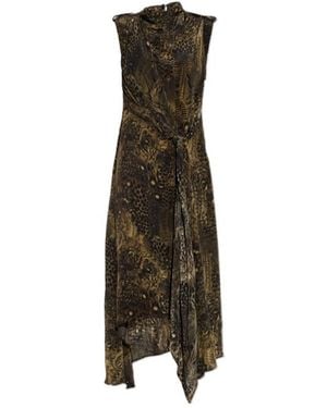 AllSaints Patterned Dress - Green