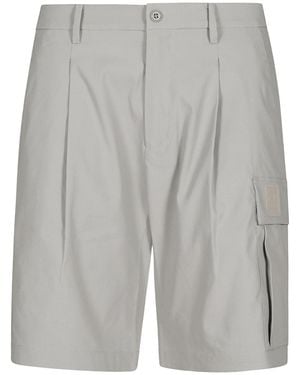 C.P. Company Logo Pocket Cargo Shorts - Grey