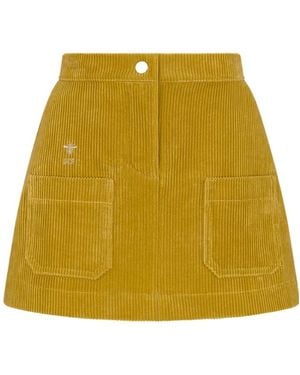 Dior A-Line Skirt - Yellow