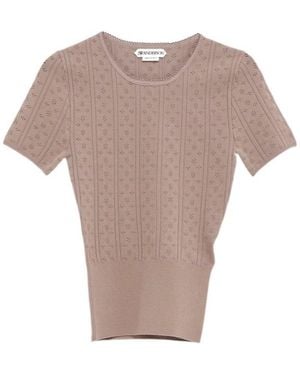 JW Anderson Pointelle Short-Sleeve T-Shirt - Multicolour