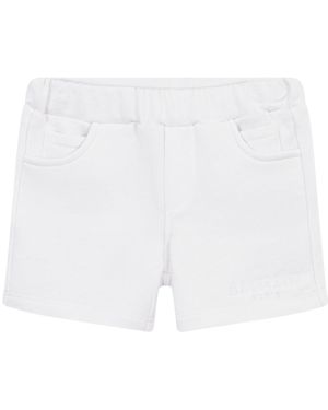 Balmain Elastic Waist Shorts - White