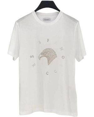 Stefano Ricci T-Shirt With Round Neck And Short Sleeves - White