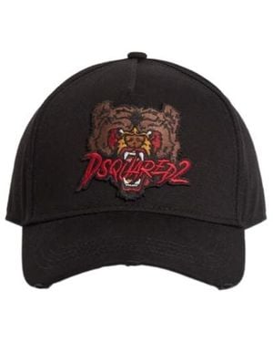 DSquared² Tiger Logo Baseball Cap - Multicolor