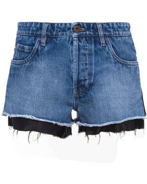Miu Miu Denim Shorts - Blue